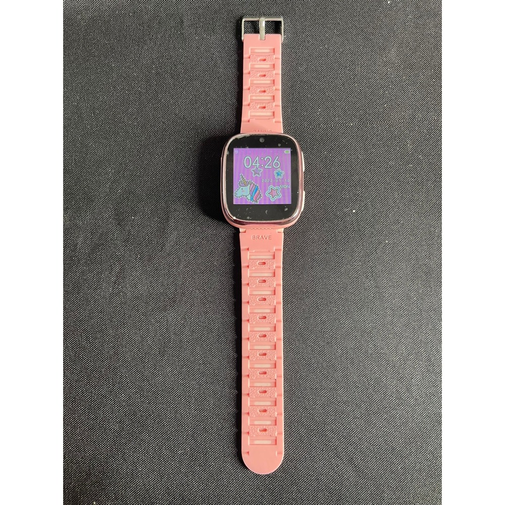 Brave Kids Smartwatch Pink Unicorn Theme Built-in Camera Digital Watch USB